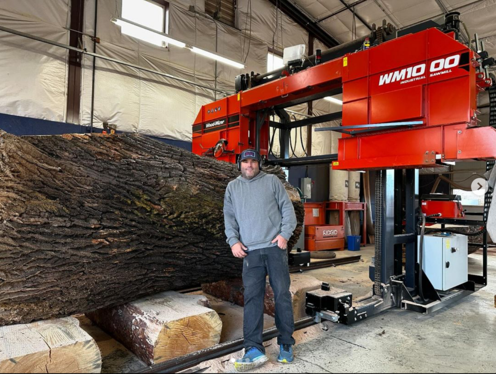 Les Bois Milling creates Boise’s first large-scale urban sawmill to recycle trees into quality, kiln-dried slabs for wood furniture 